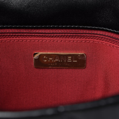 Chanel Lambskin Quilted Medium 19 Flap Black 8 of 11