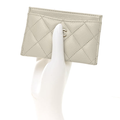 Chanel Caviar Quilted Card Holder White 2 of 10