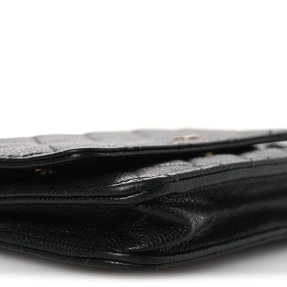 Chanel Caviar Quilted Wallet on Chain WOC Black 10 of 17