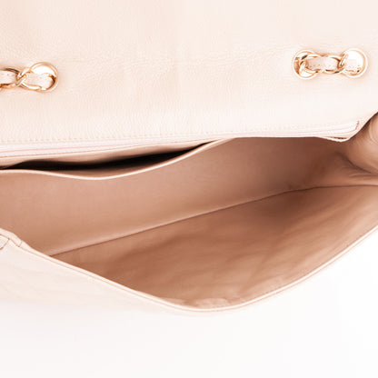 Chanel Caviar Quilted Jumbo Single Flap Beige Clair 5 of 7