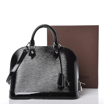 Louis Vuitton Electric Epi Alma MM Black 9 of 9