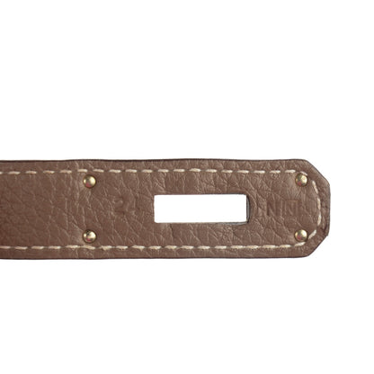 Hermes Taurillon Clemence Kelly Retourne 35 Etoupe 13 of 20