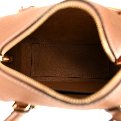 Delvaux Taurillon Soft Nano Cool Box Satchel Vegetal Ivory 5 of 9