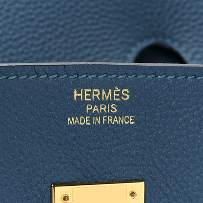 Hermes Togo Birkin 35 Bleu de Galice 6 of 11