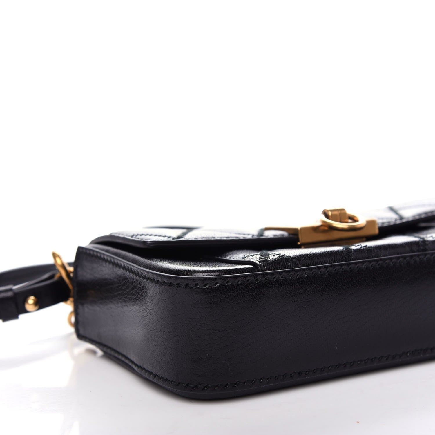Givenchy Goatskin Quilted GV3 Mini Pocket Convertible Bag Black 7 of 10