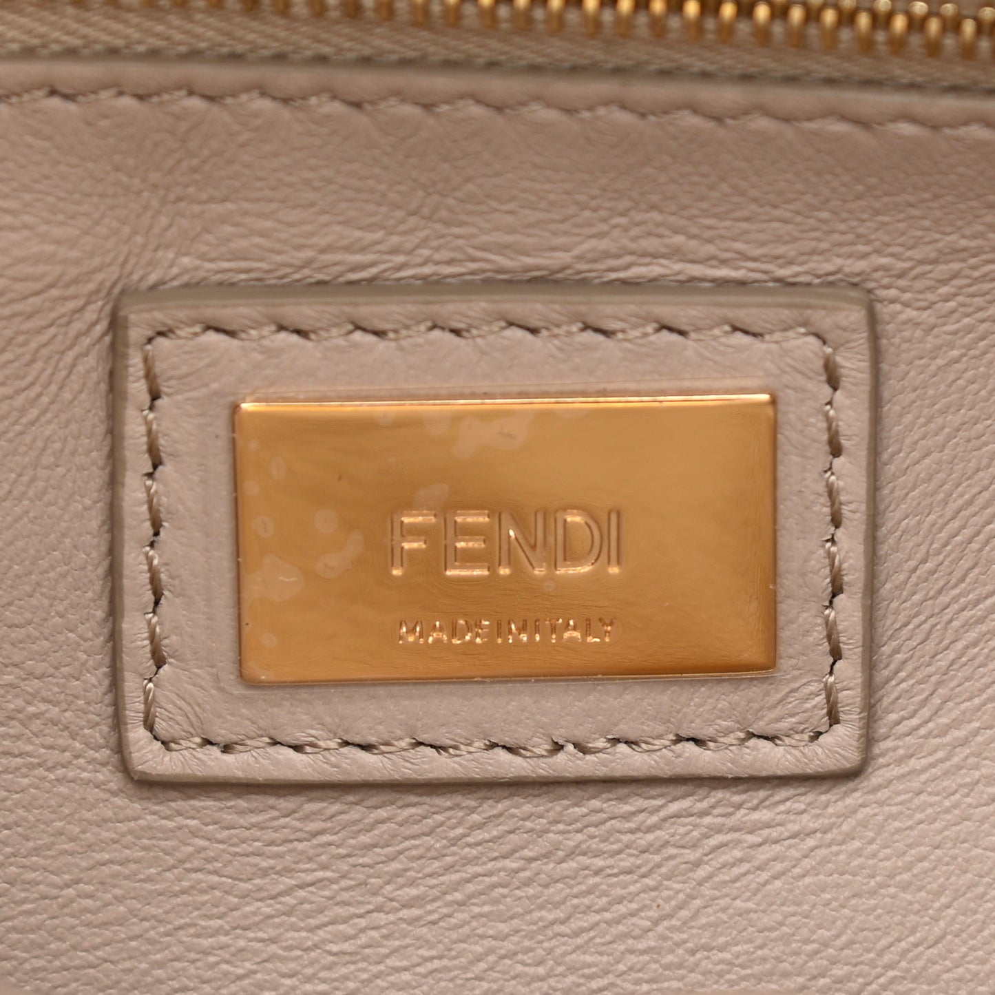 Nappa Elaphe Woven Handle Mini Peekaboo Iconic Satchel White Grigio Polvere