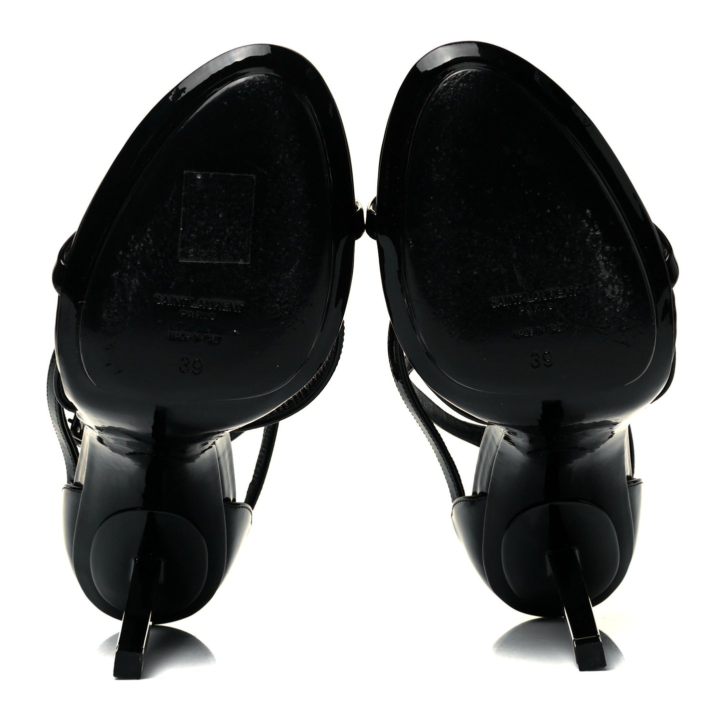 Patent Cassandra 100 Ankle Strap Sandals 39 Black