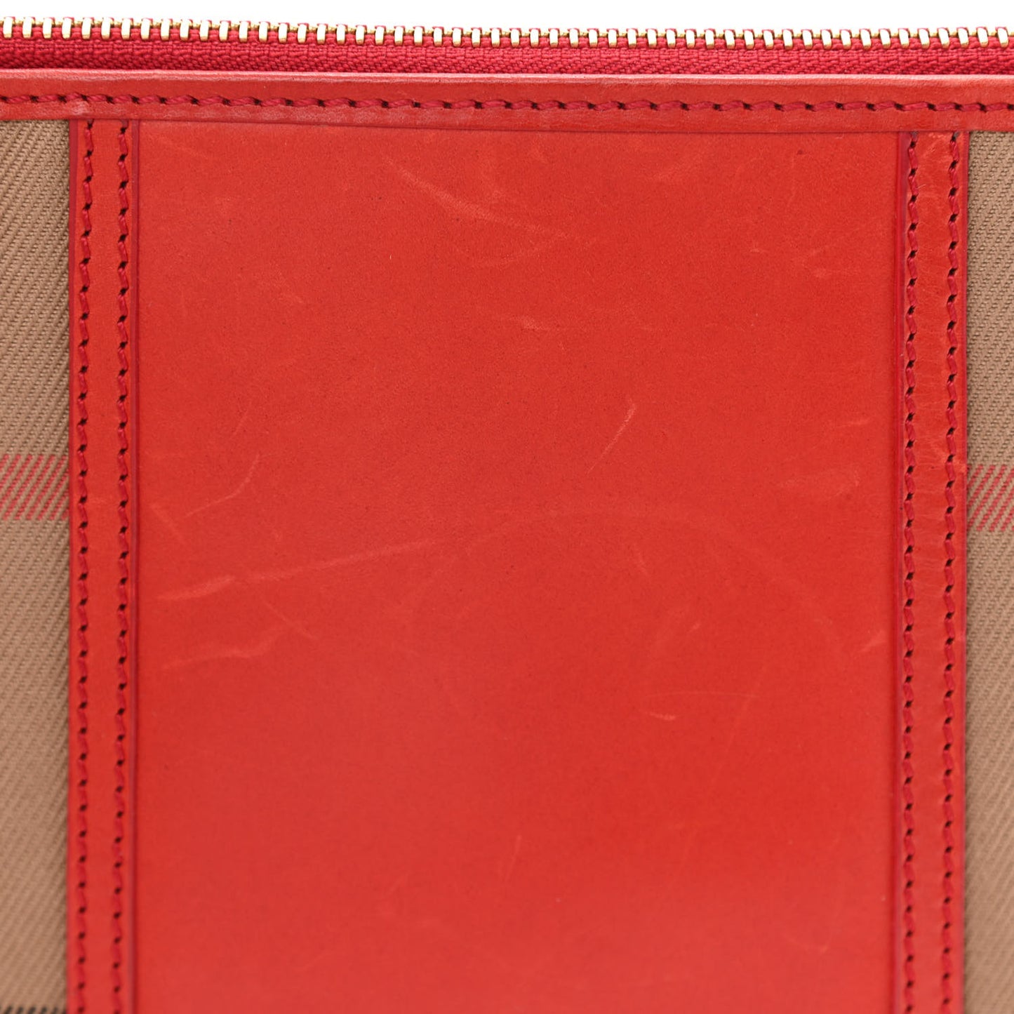 House Check Peyton Crossbody Clutch Bag Russet