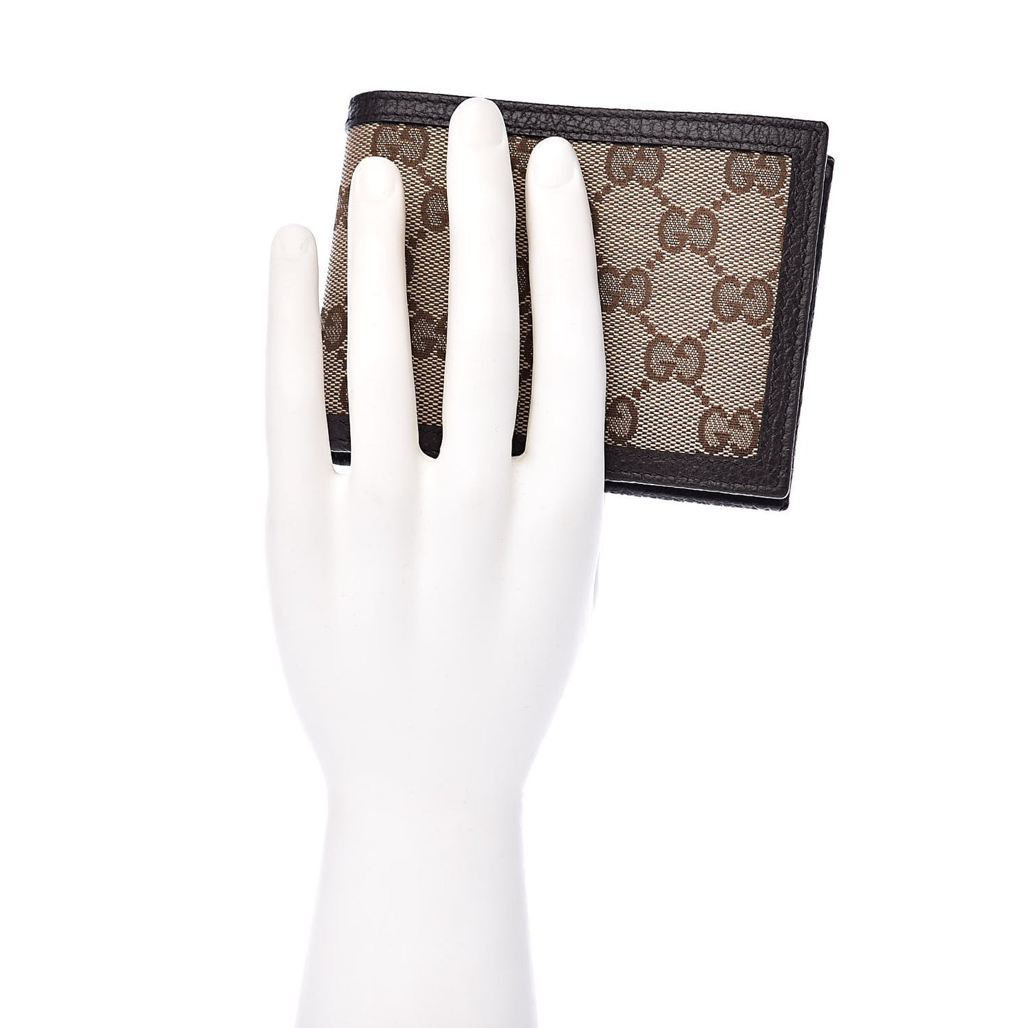 Monogram Bi-Fold Wallet Dark Brown