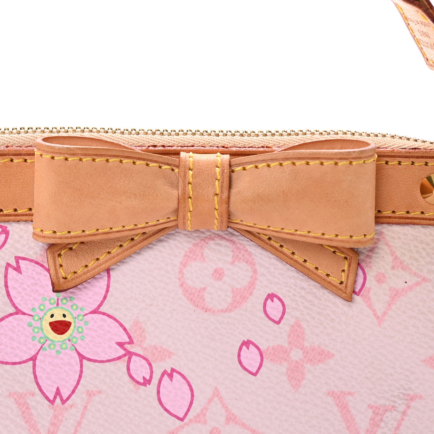Monogram Cherry Blossom Pochette Accessories Pink