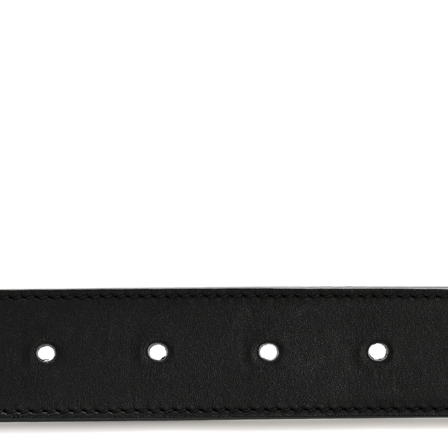 Gucci Calfskin Double G 30mm Belt 80 32 Black 3 of 7