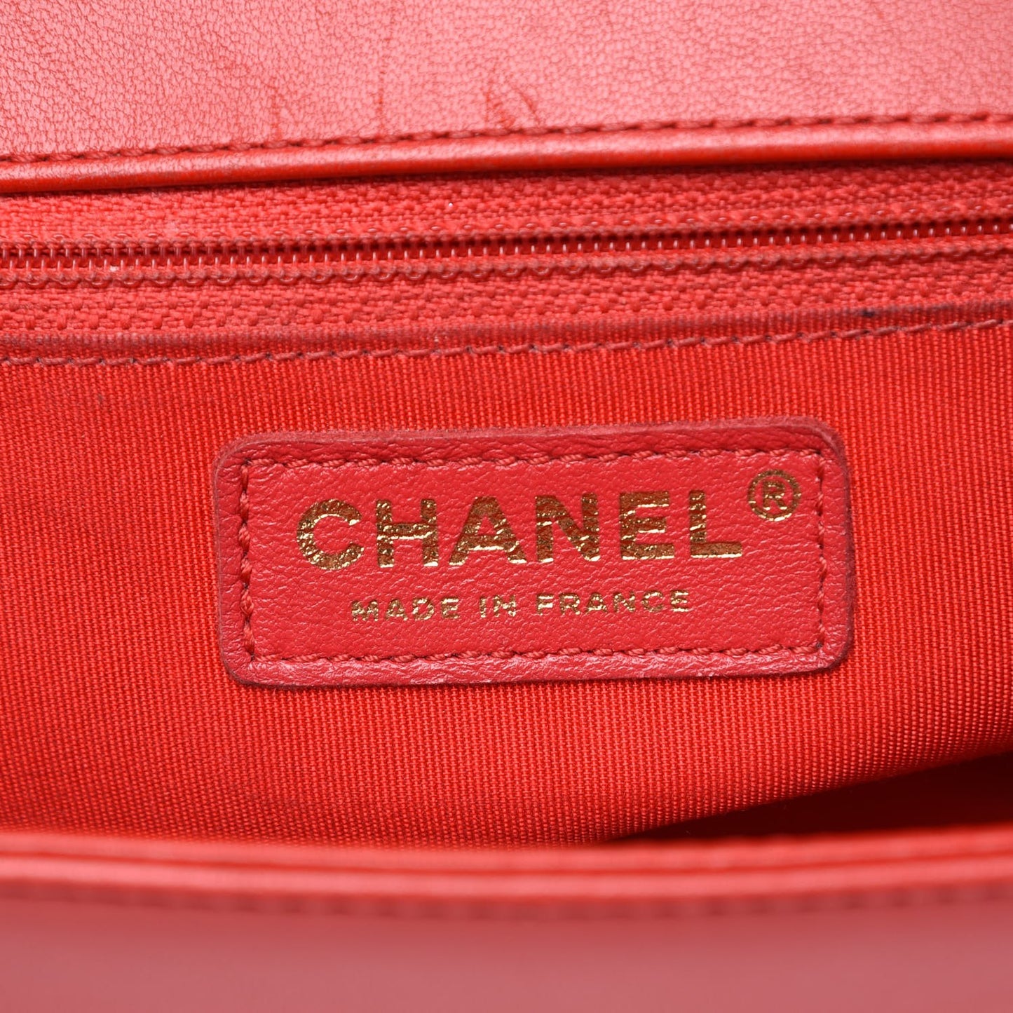 Lambskin Quilted New Medium Boy Flap Red