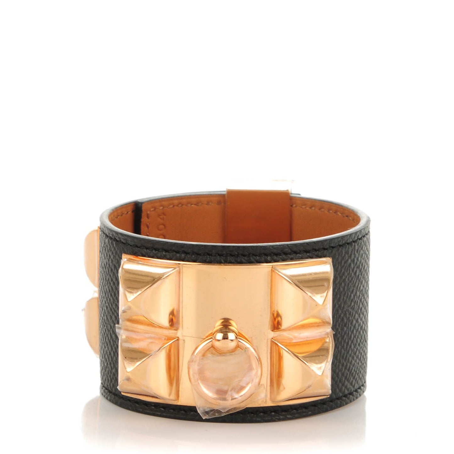 Epsom Collier de Chien CDC Bracelet S Black