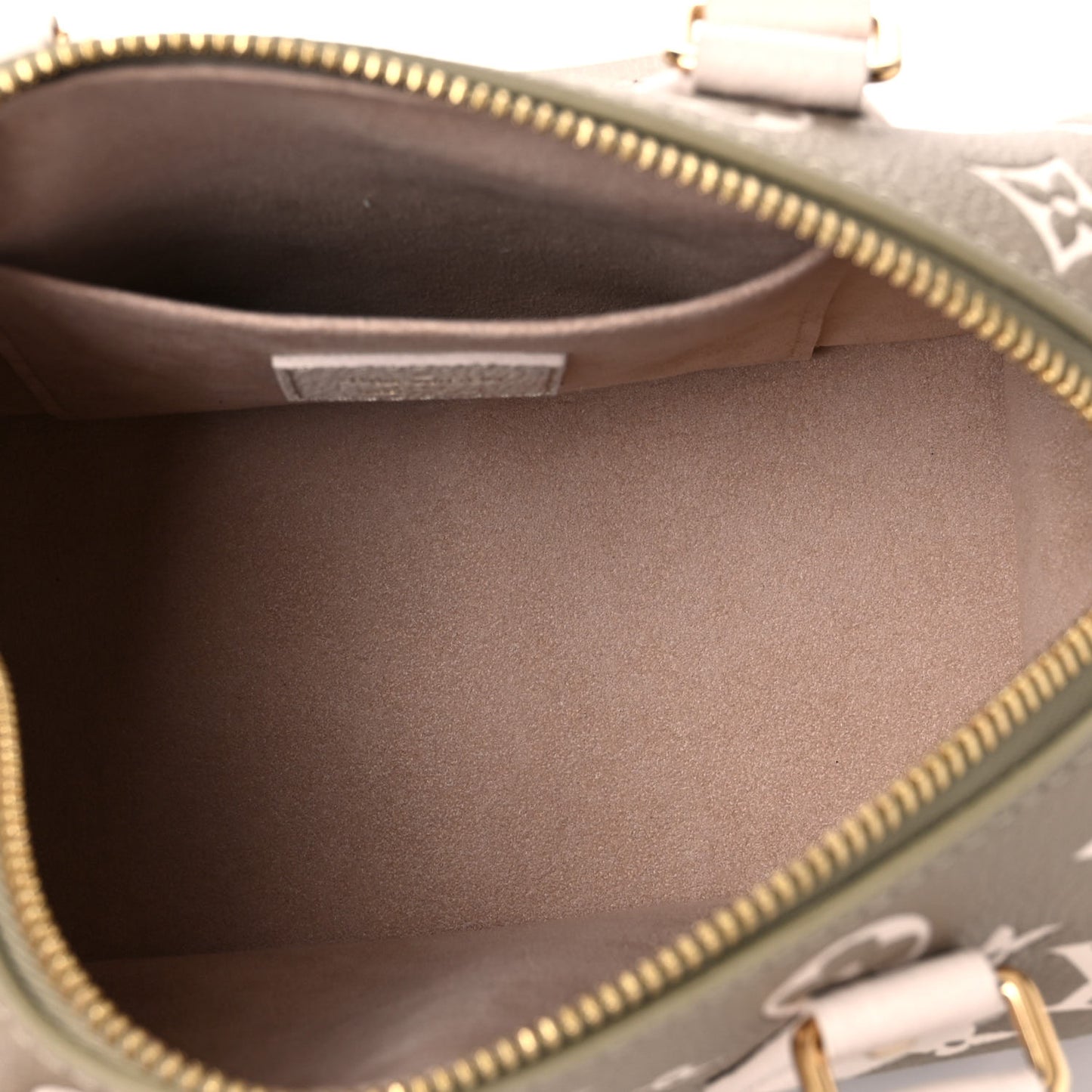Empreinte Monogram Spring in the City Speedy Bandouliere 20 Kaki Beige Cream