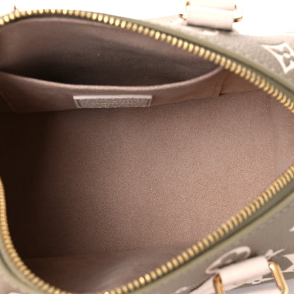 Louis Vuitton Empreinte Monogram Spring in the City Speedy Bandouliere 20 Kaki Beige Cream 5 of 9