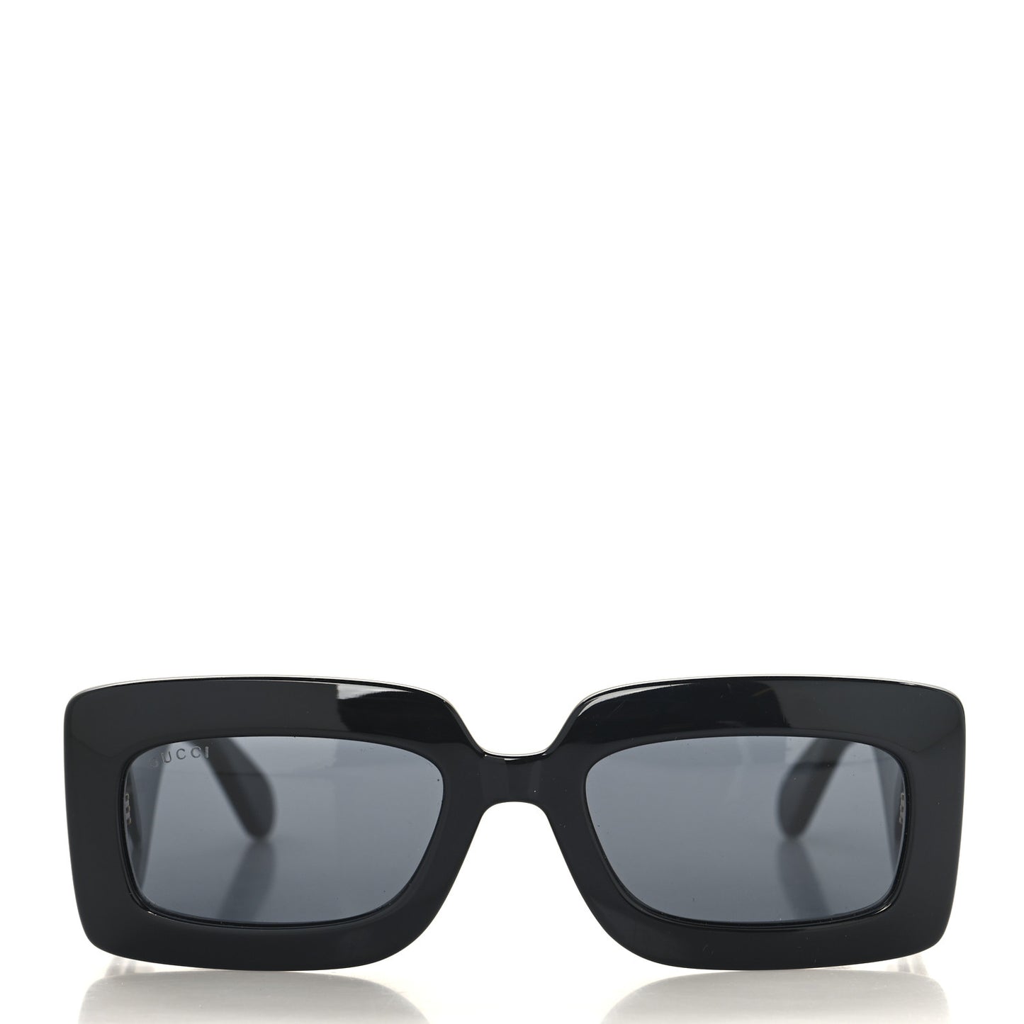Acetate Rectangular Sunglasses GG0811S Black