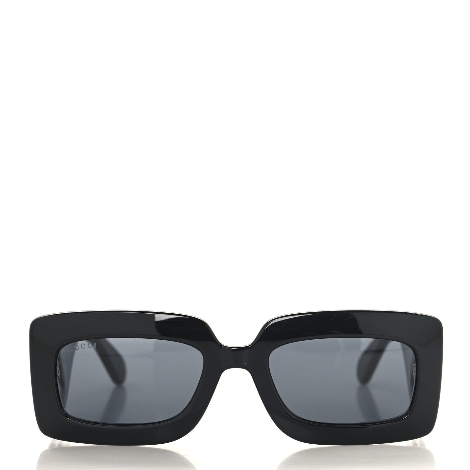 Gucci Acetate Rectangular Sunglasses GG0811S Black 2 of 7