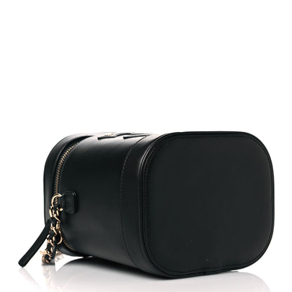 Chanel Lambskin Timeless Vanity Cosmetic Case Black 4 of 10