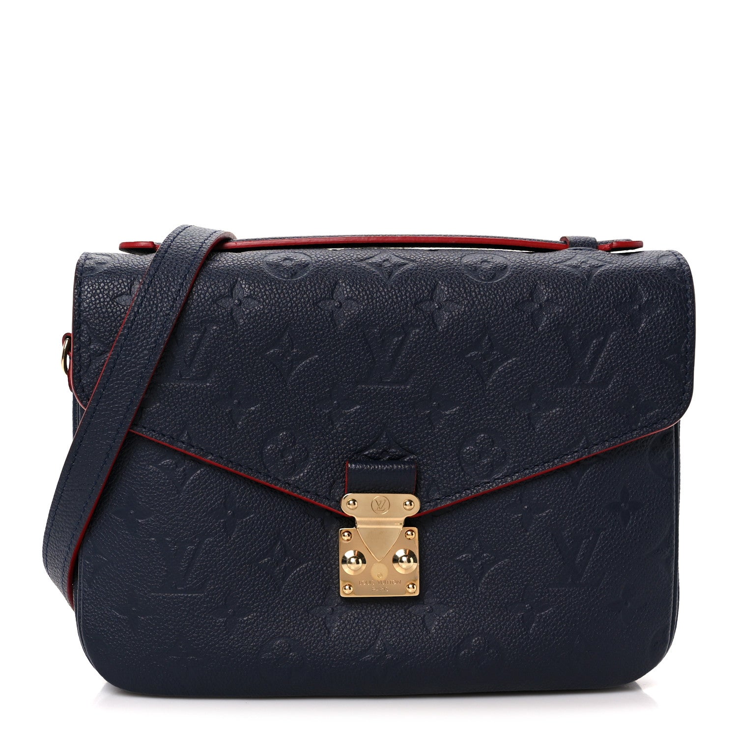 Louis Vuitton Empreinte Pochette Metis Marine Rouge 1 of 12