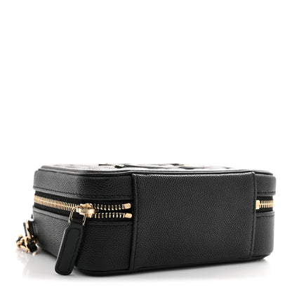 Chanel Caviar Quilted CC Filigree Vanity Clutch With Chain Black 4 of 11