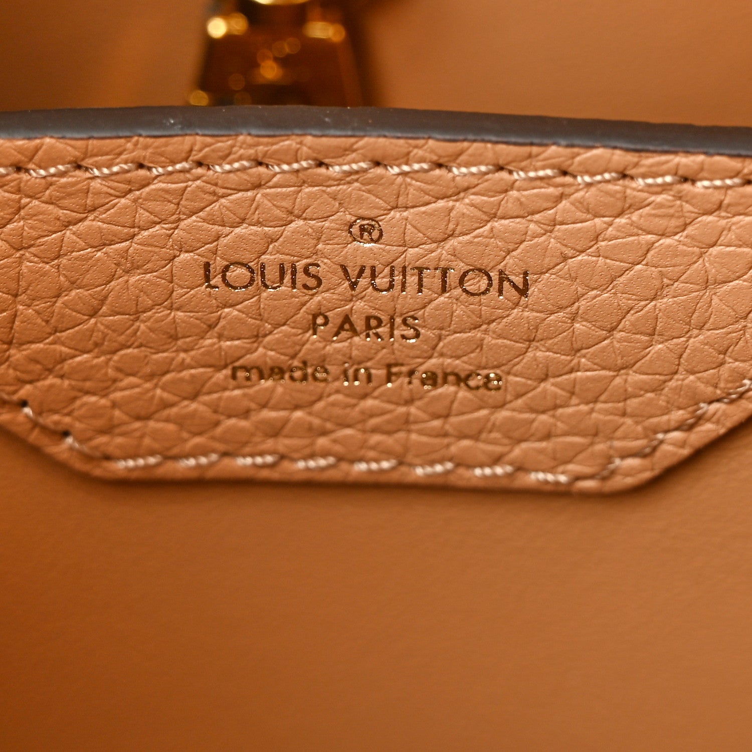 Louis Vuitton Taurillon Snakeskin Capucines BB Arizona Brown 6 of 9