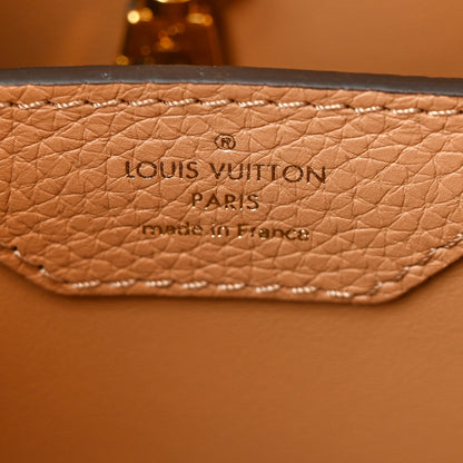 Louis Vuitton Taurillon Snakeskin Capucines BB Arizona Brown 6 of 9