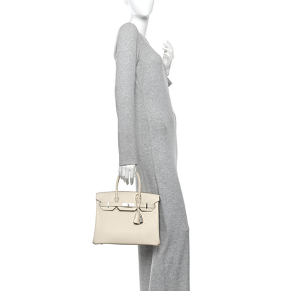 Hermes Epsom Birkin 30 Craie 2 of 10