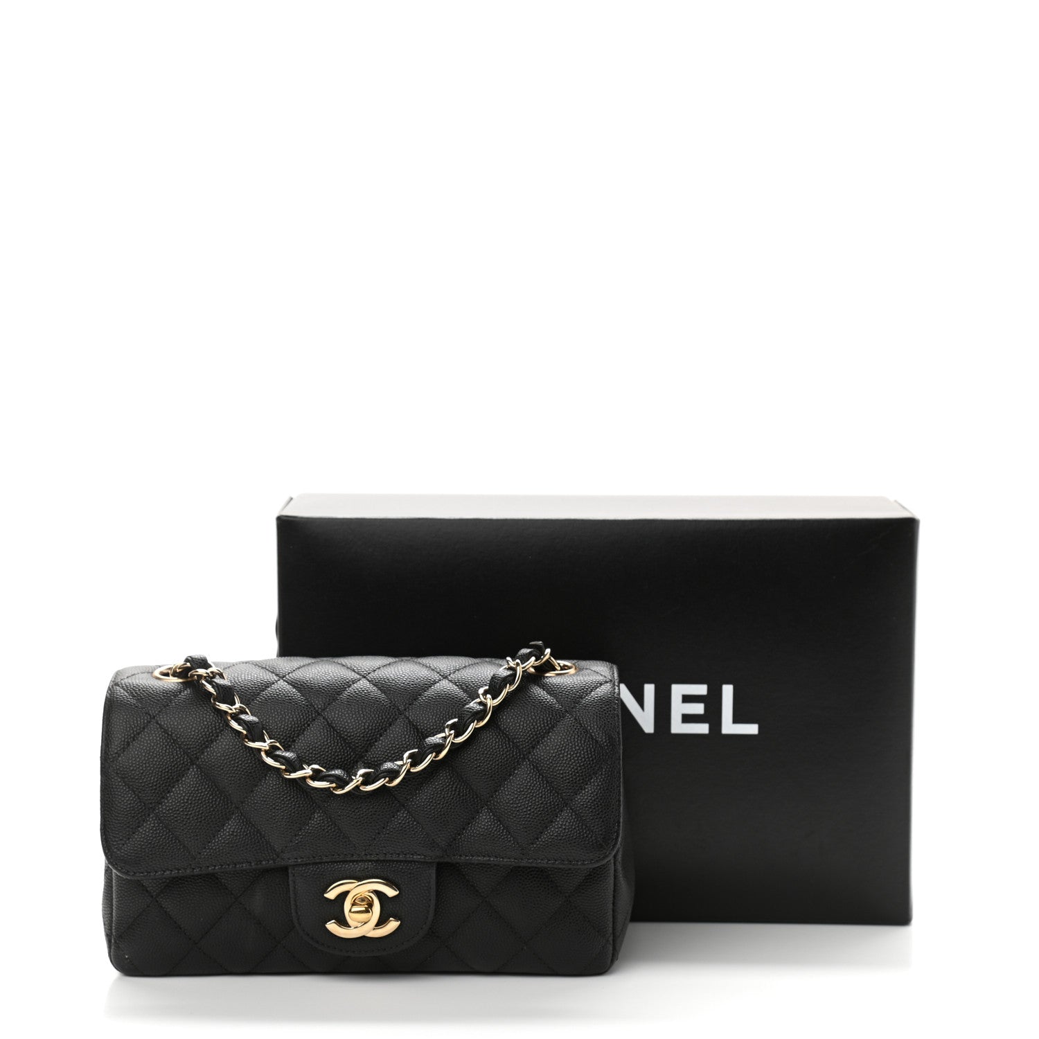 Chanel Caviar Quilted Mini Rectangular Flap Black 13 of 13