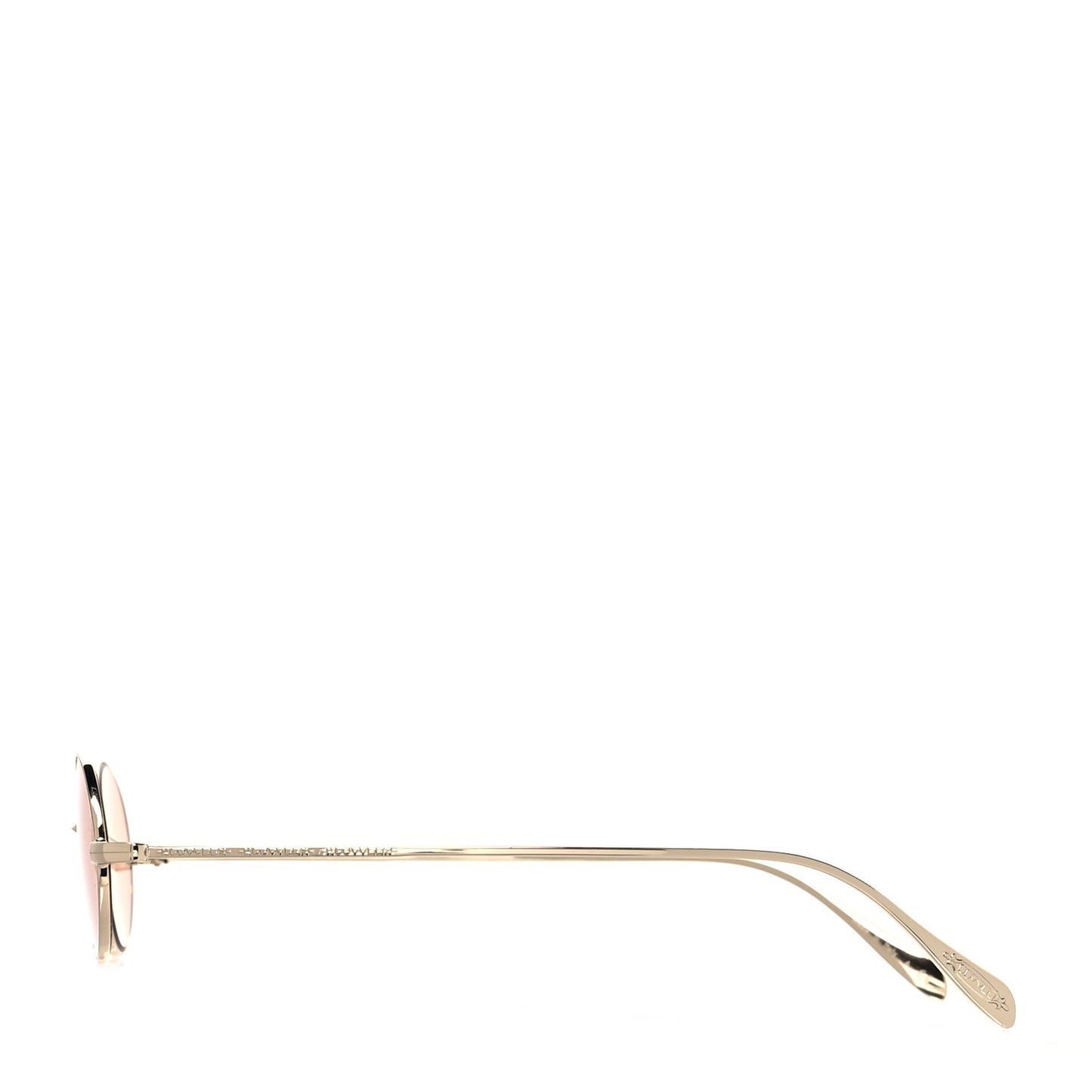 The Row After Midnight Round Sunglasses Pewter Pink