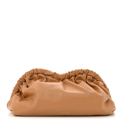 Mansur Gavriel Lambskin Cloud Clutch Caramel 1 of 11