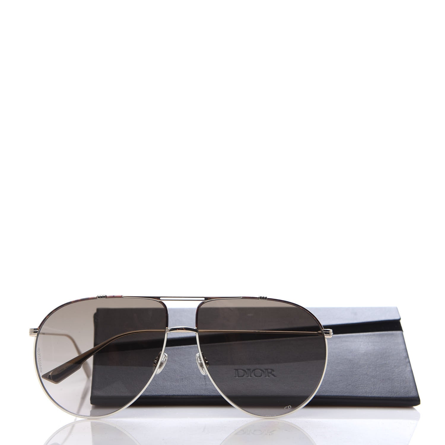 Christian Dior Metal Monsieur 1 Sunglasses Light Gold Havana 8 of 8