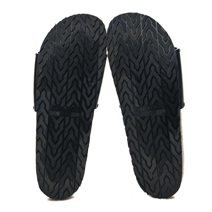 Saint Laurent Calfskin Studded Mens Jimmy Slides 42 Black 5 of 11