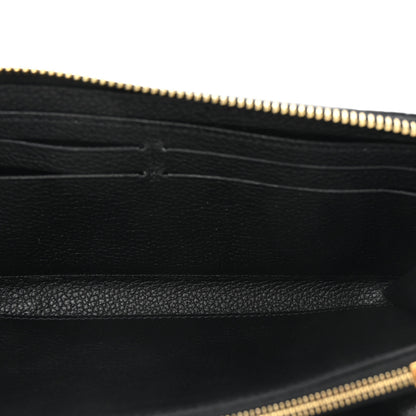 Louis Vuitton Empreinte Clemence Wallet Black 5 of 6