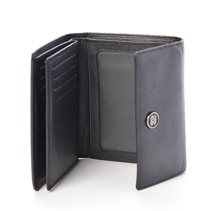 Chanel Grained Calfskin CC Button Flap Wallet Black 5 of 13