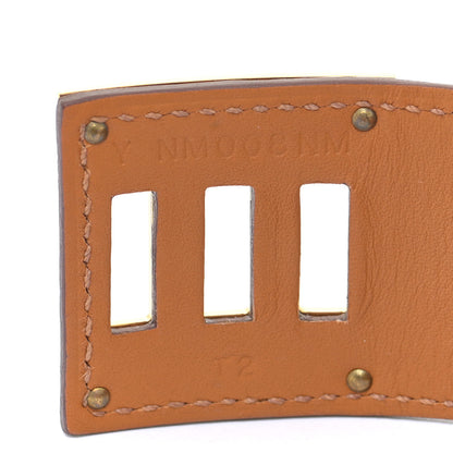 Hermes Matte Alligator Kelly Dog Bracelet T2 Alezan 7 of 7