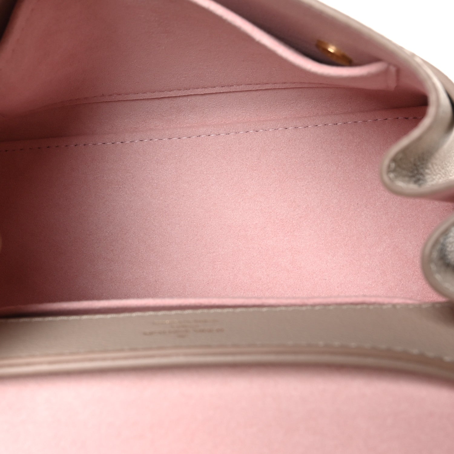 Louis Vuitton Soft Calfskin Mini Lockme Ever Greige 5 of 9
