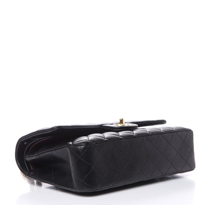 Chanel Lambskin Quilted Medium Double Flap Black 4 of 15