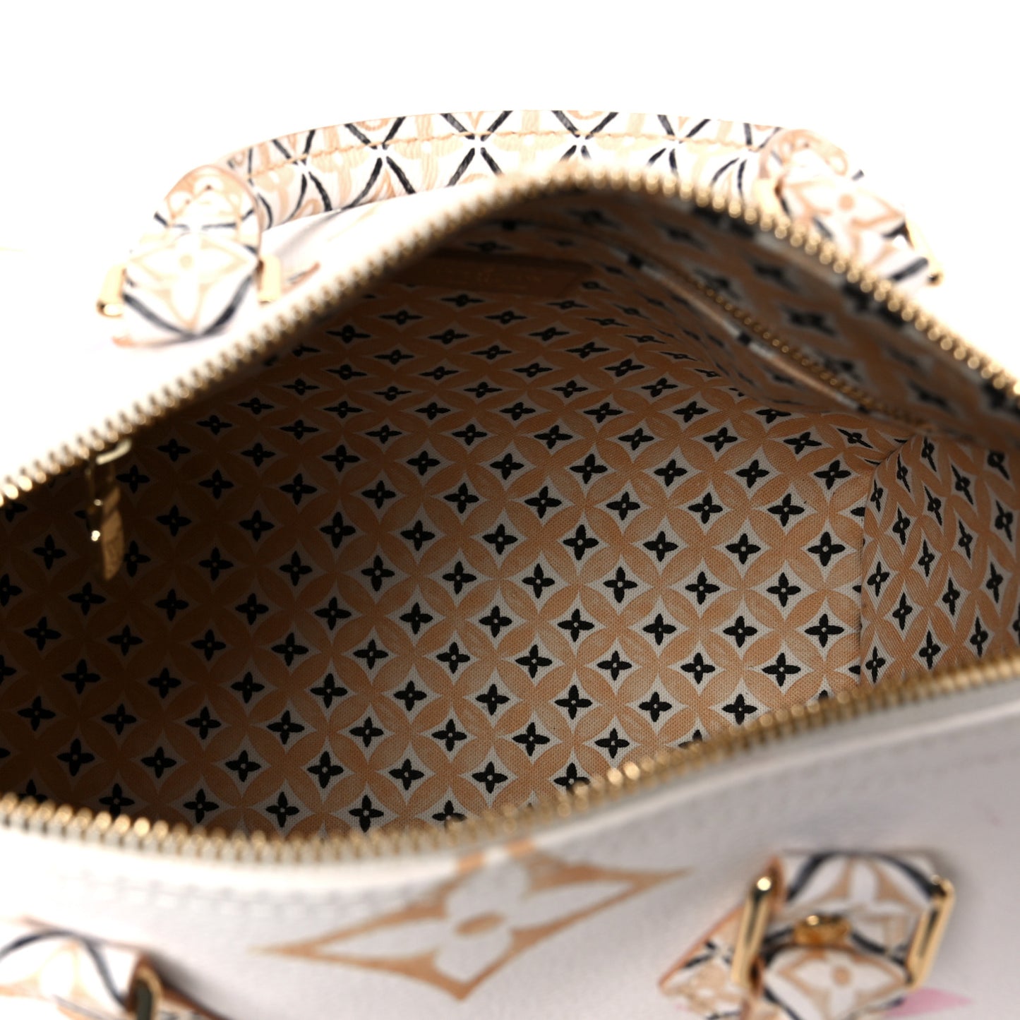 Monogram Giant By The Pool 2.0 Speedy Bandouliere 25 Beige