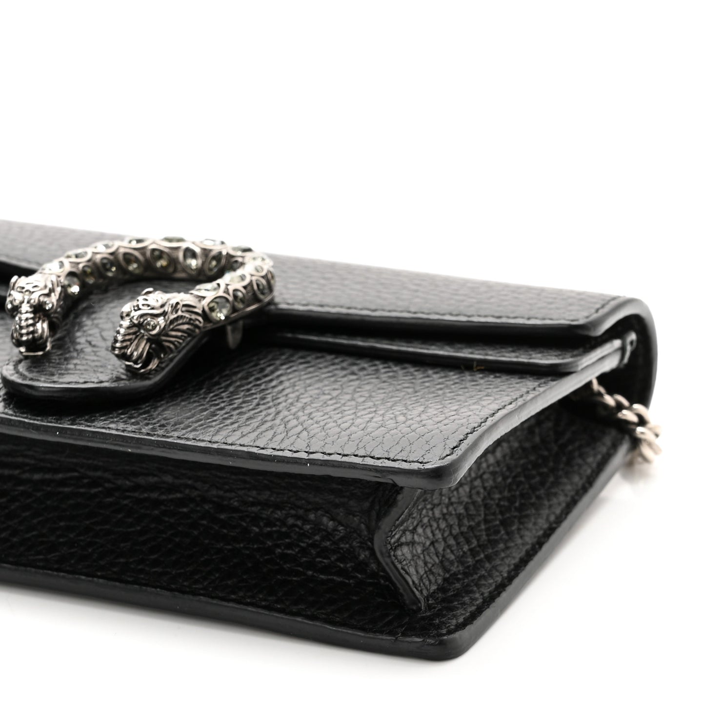 Calfskin Super Mini Dionysus Shoulder Bag Black