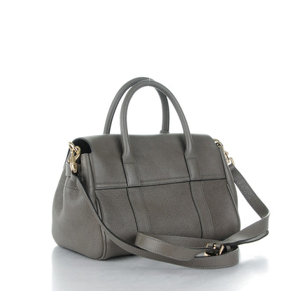 Mulberry Classic Grain Small Bayswater Satchel Mole Grey 3 of 9
