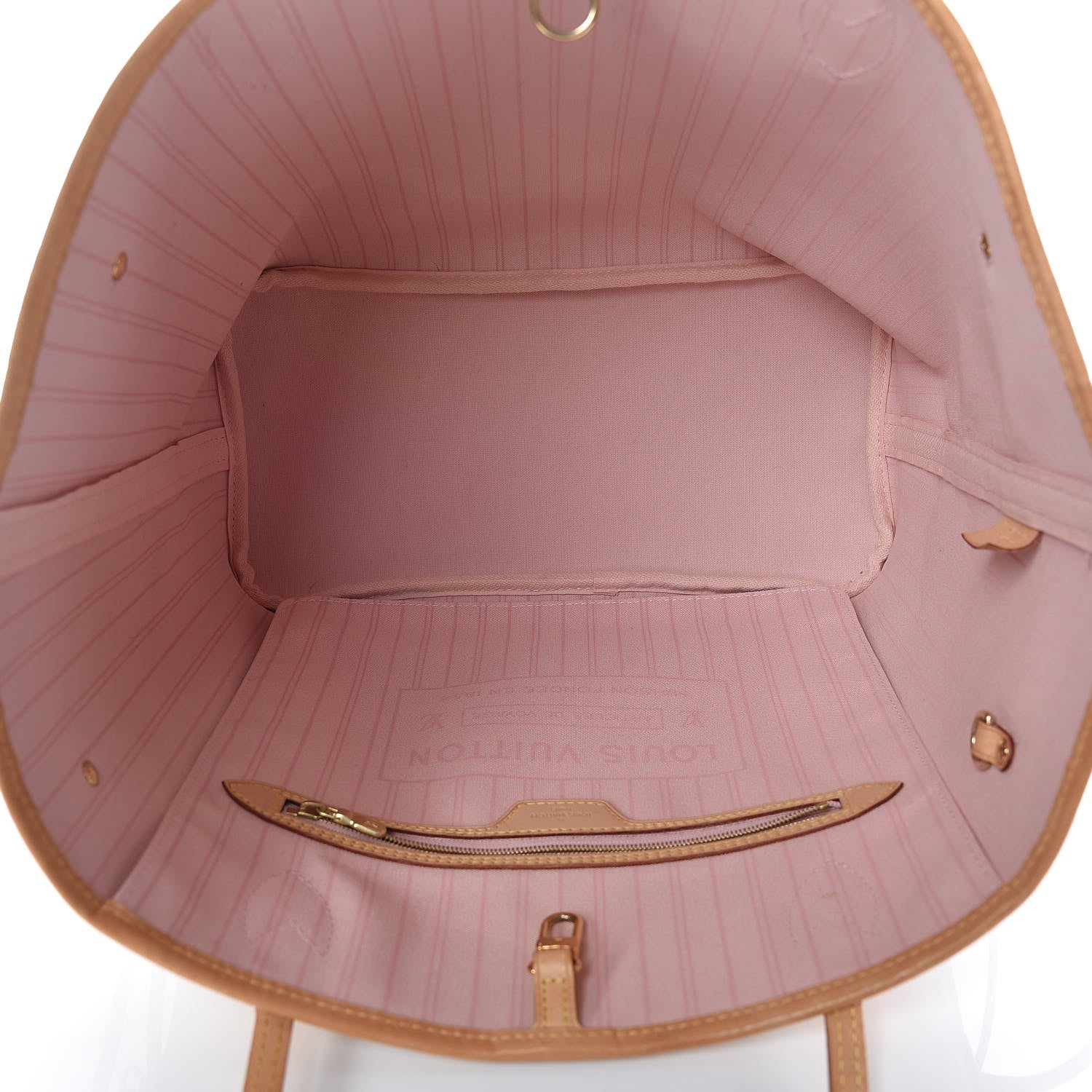 Louis Vuitton Damier Azur Neo Neverfull MM Rose Ballerine 5 of 17