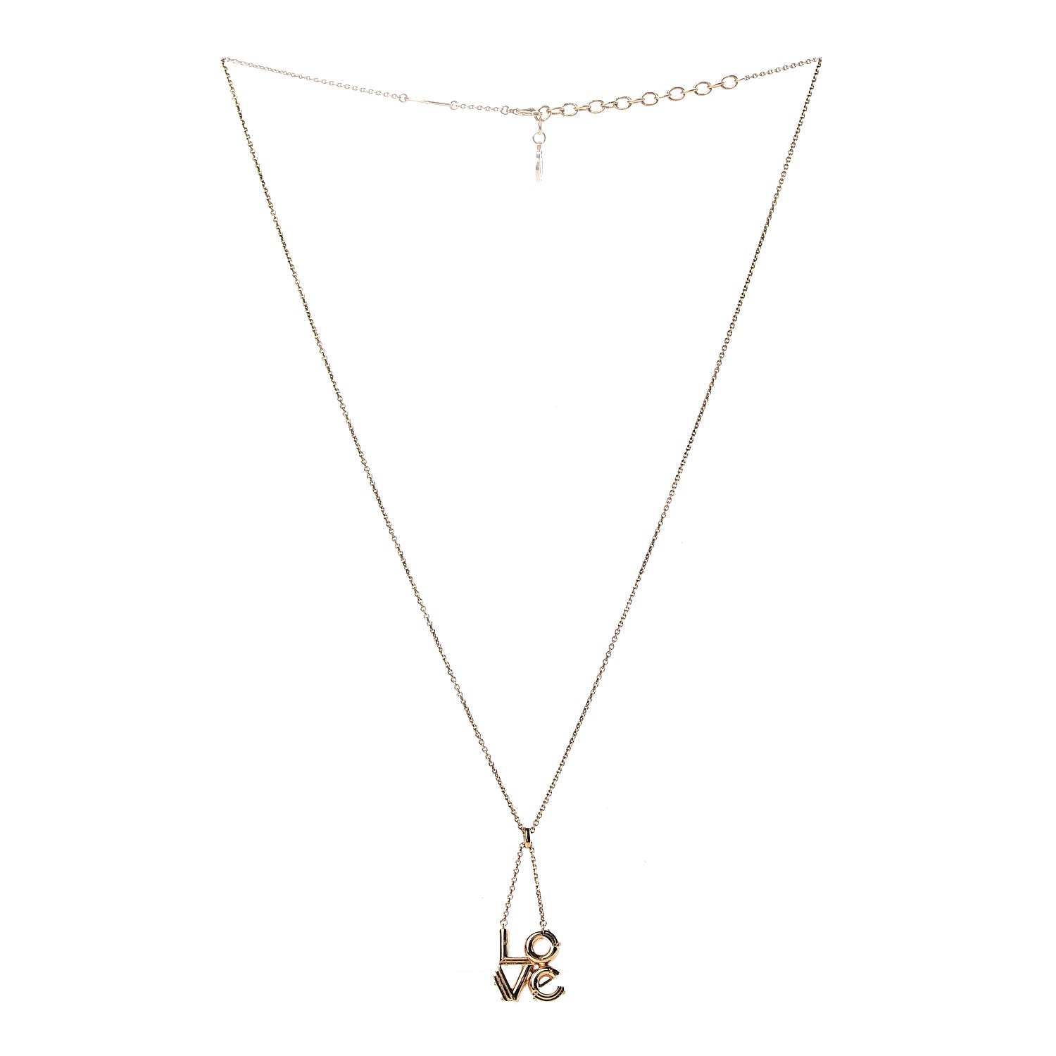Louis Vuitton Love Necklace Gold 4 of 6