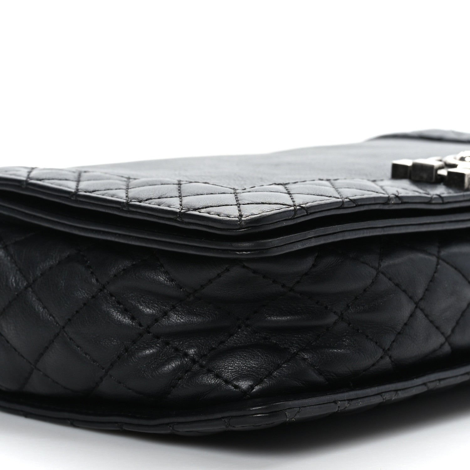 Chanel Calfskin Medium Boy Reverso Flap Black 8 of 9