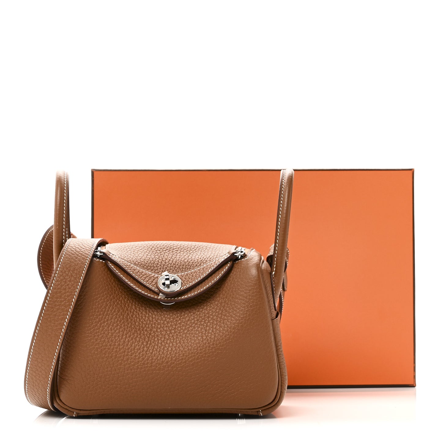 Taurillon Clemence Mini Lindy 20 Gold