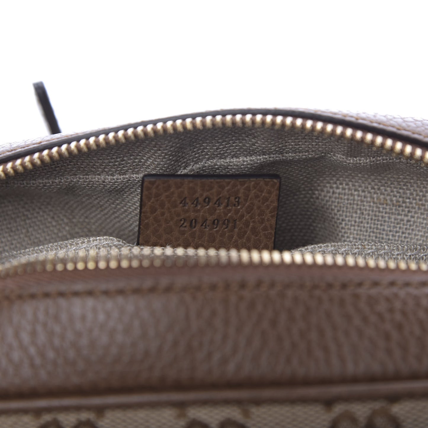 Monogram Mini Bree Messenger Bag Beige Tabacco