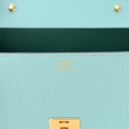 Hermes Epsom Verso Clic 16 Wallet Bleu Atoll Malachite 6 of 12