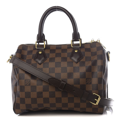 Louis Vuitton Damier Ebene Speedy Bandouliere 25 1 of 8