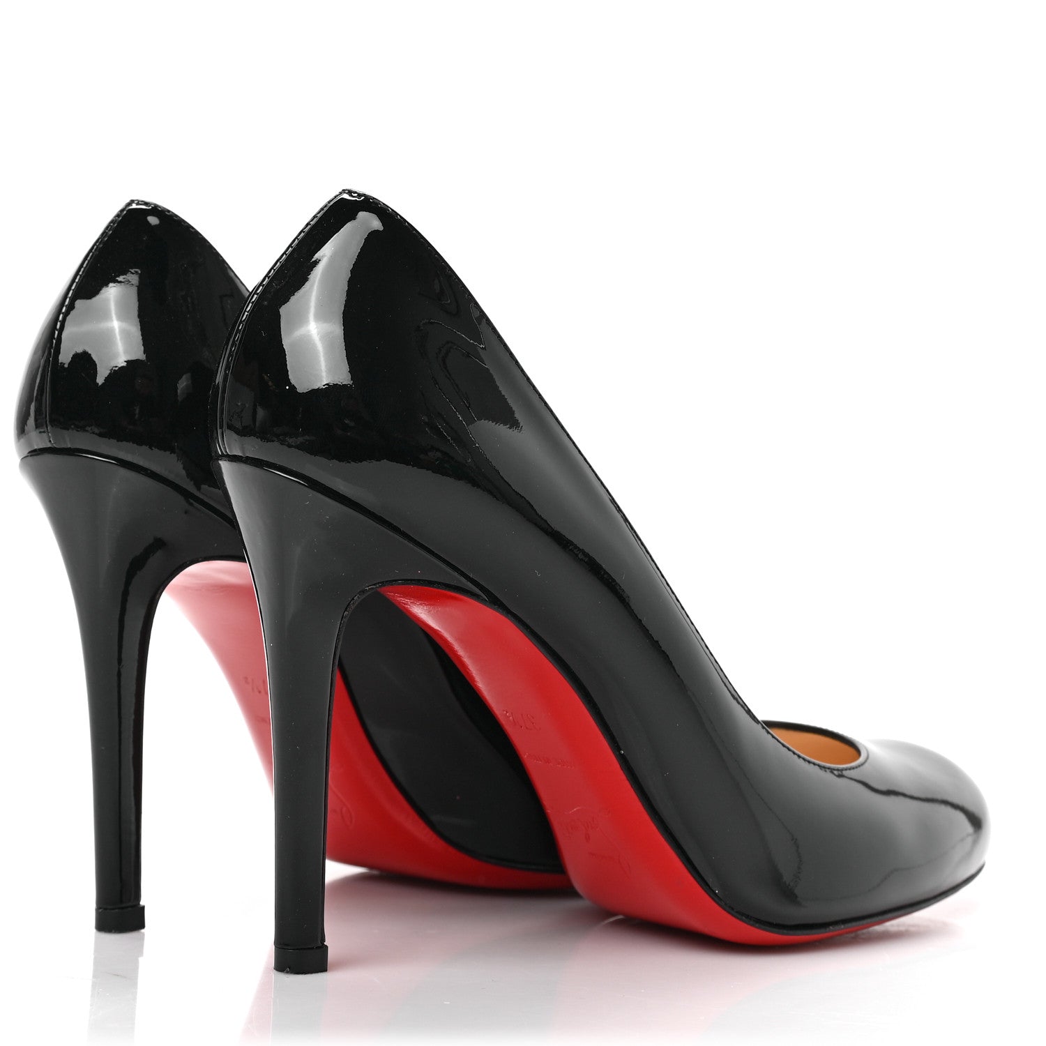 Christian Louboutin Patent Simple 85 Pumps 37.5 Black 4 of 8