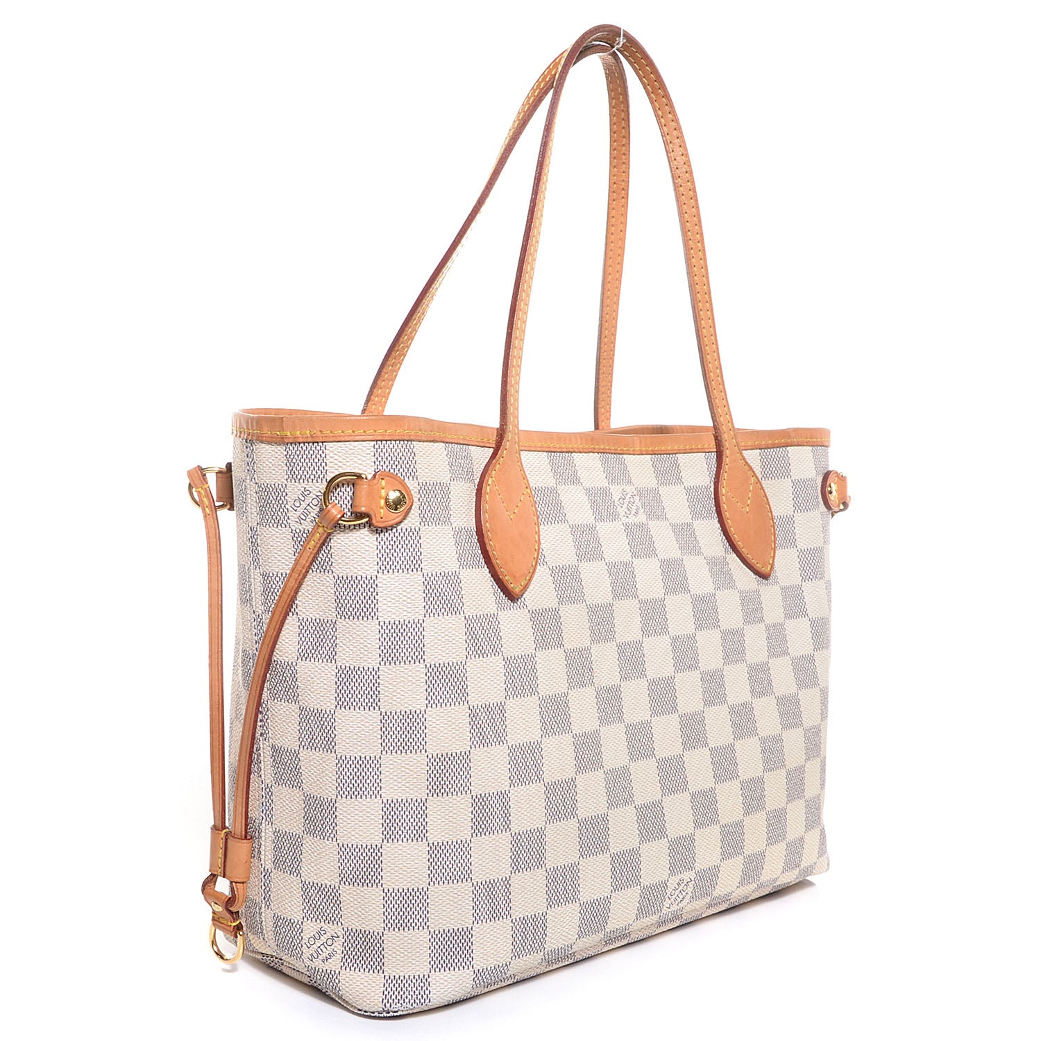 Louis Vuitton Damier Azur Neverfull PM 3 of 7
