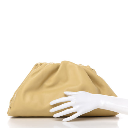 Bottega Veneta Smooth Butter Calf The Pouch Oversized Clutch Tapioca 2 of 10